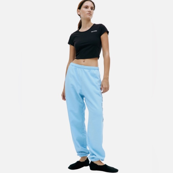 Sporty & Rich Sweatpants in blue (no logo), size XS NWOT - Picture 9 of 9